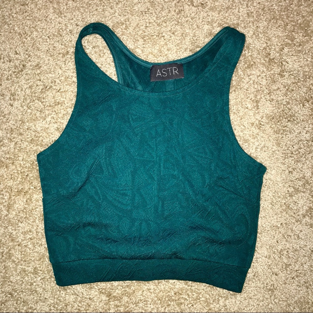 Emerald Green ASTR Crop Top
